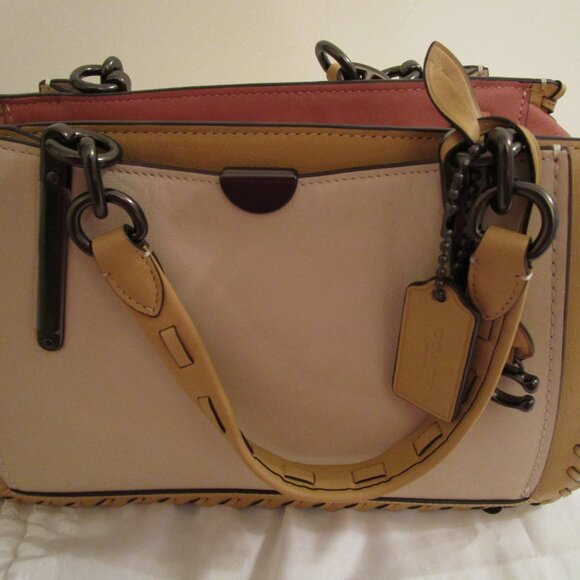 Coach Dreamer Colorblock Satchel - Picture 1 of 16